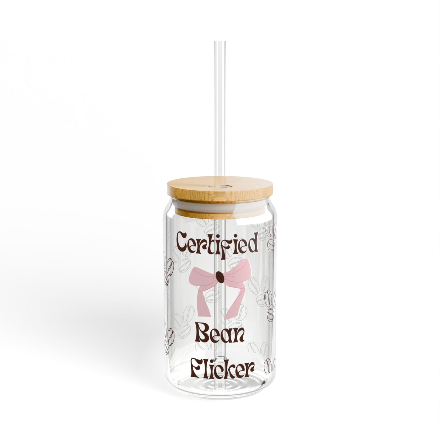 I'm Just a Girl Iced Coffee Glass, (16oz)