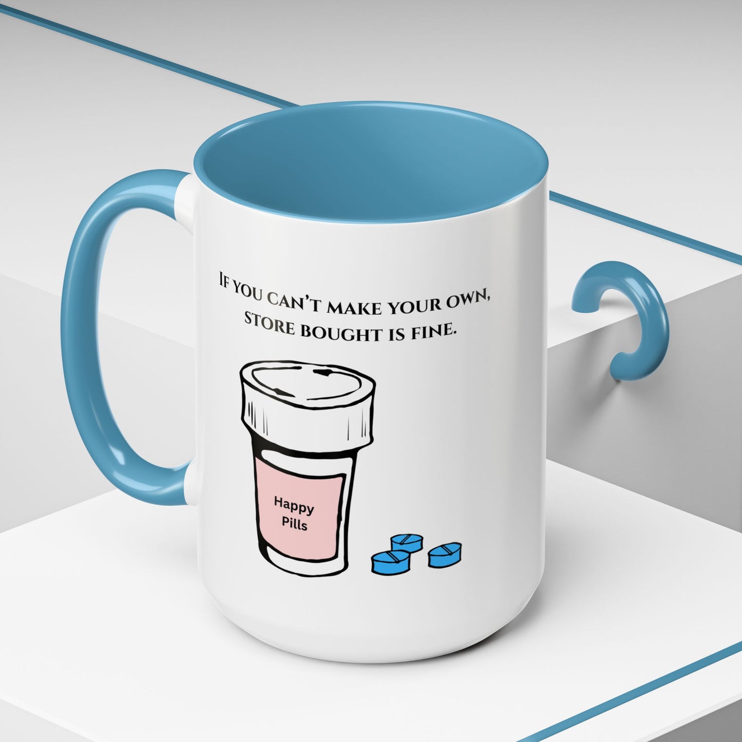 Anti-Anxiety Ceramic Mug, (11oz, 15oz)