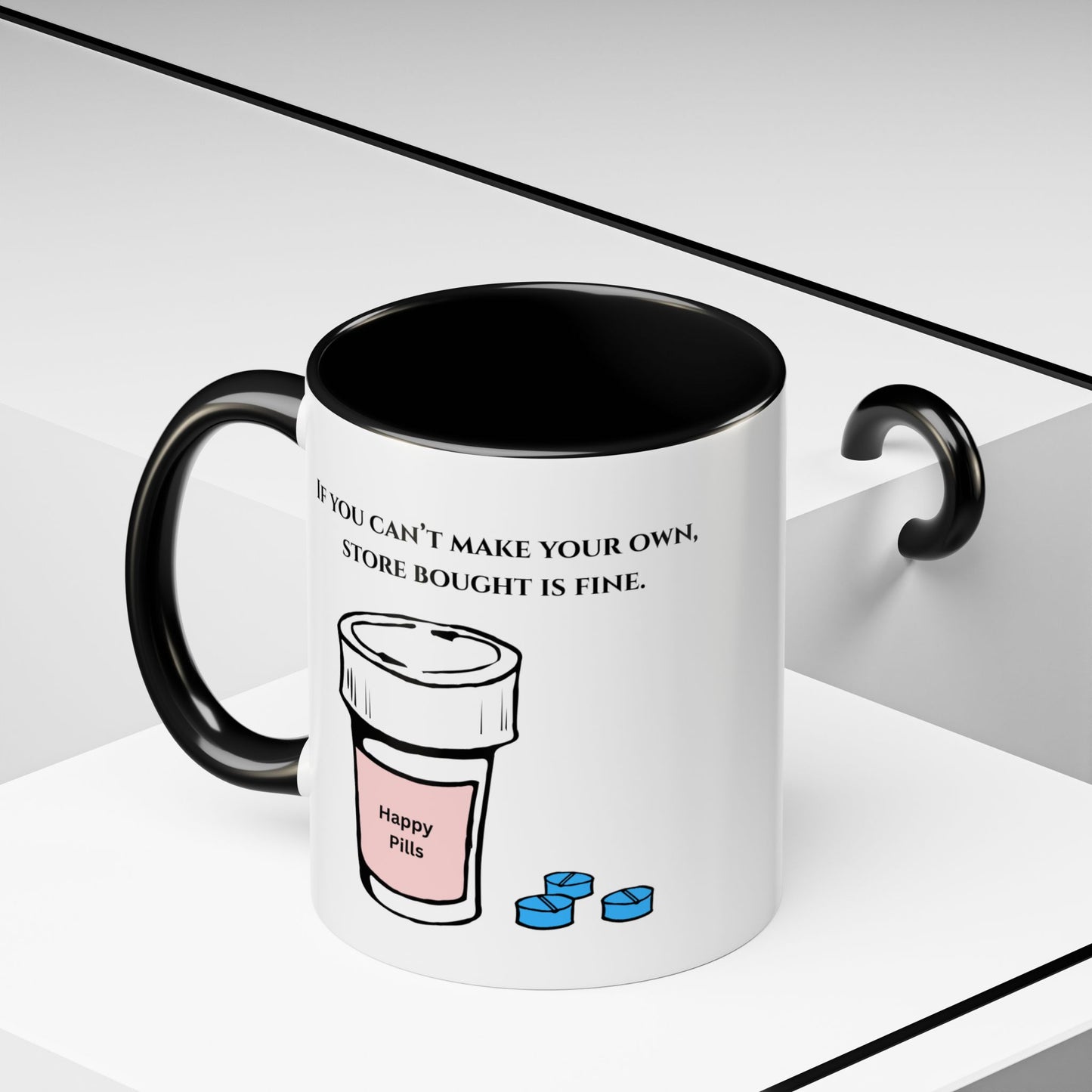 Anti-Anxiety Ceramic Mug, (11oz, 15oz)