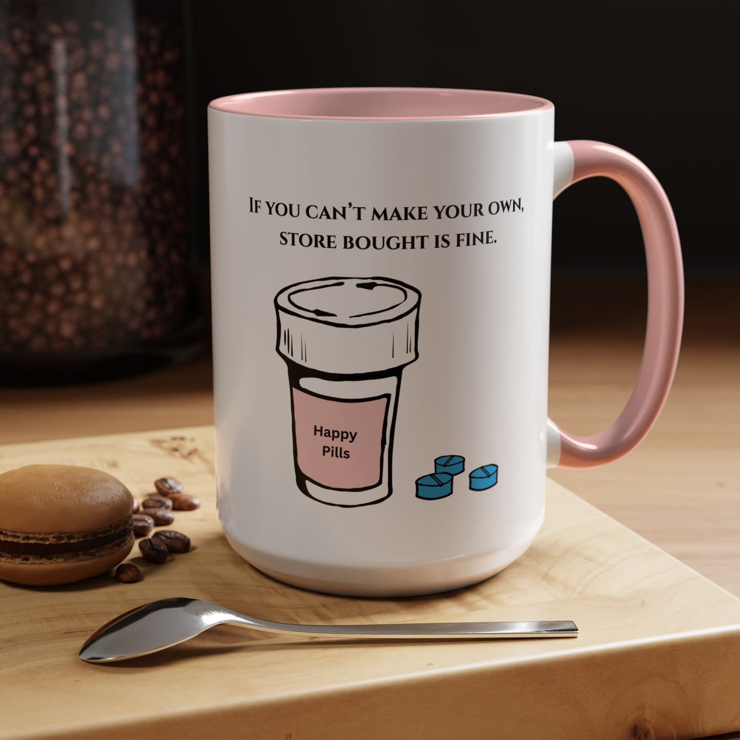 Anti-Anxiety Ceramic Mug, (11oz, 15oz)