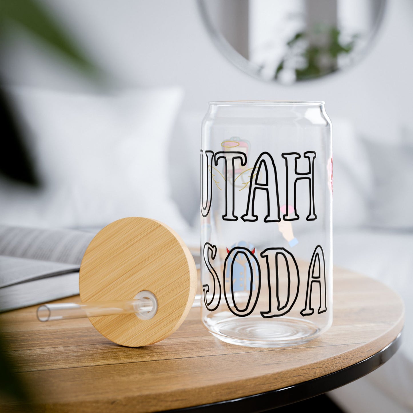 SLMW Iced Coffee Glass, (16oz)