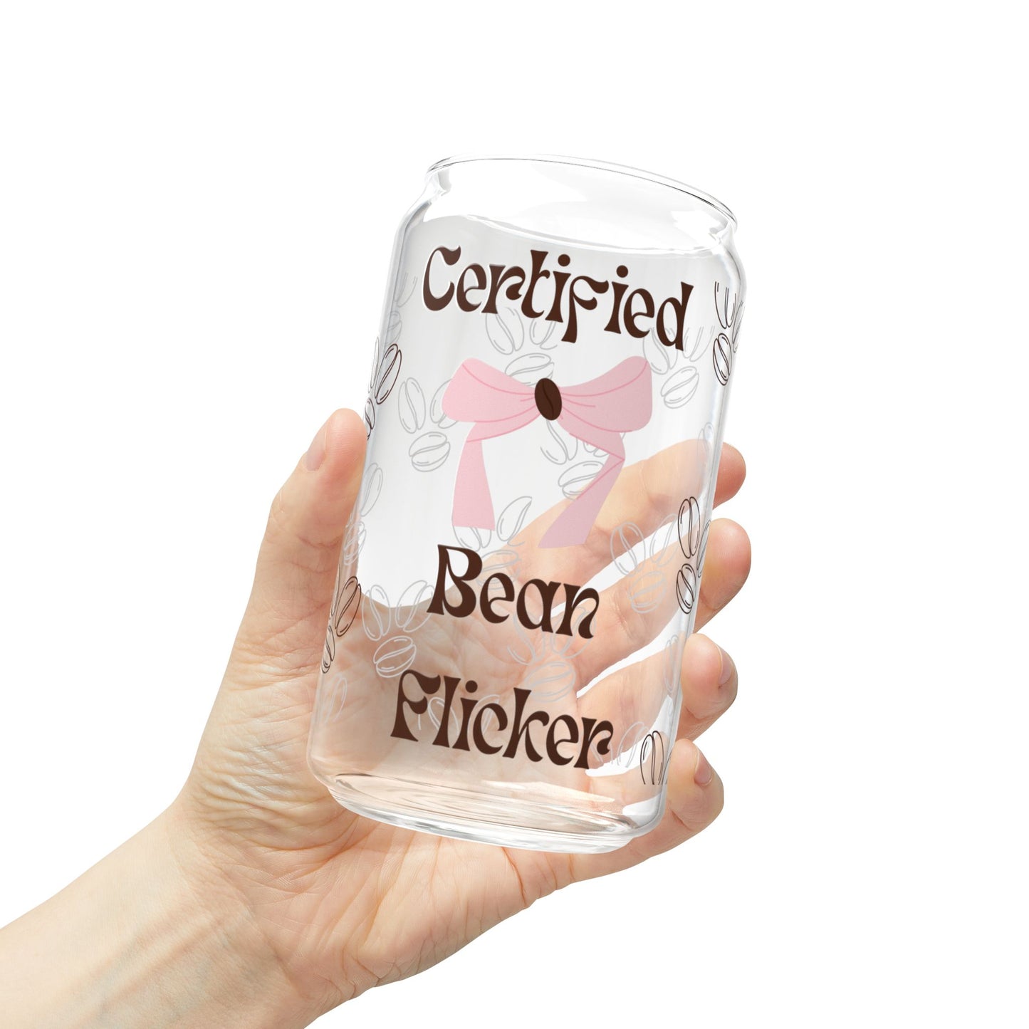 I'm Just a Girl Iced Coffee Glass, (16oz)