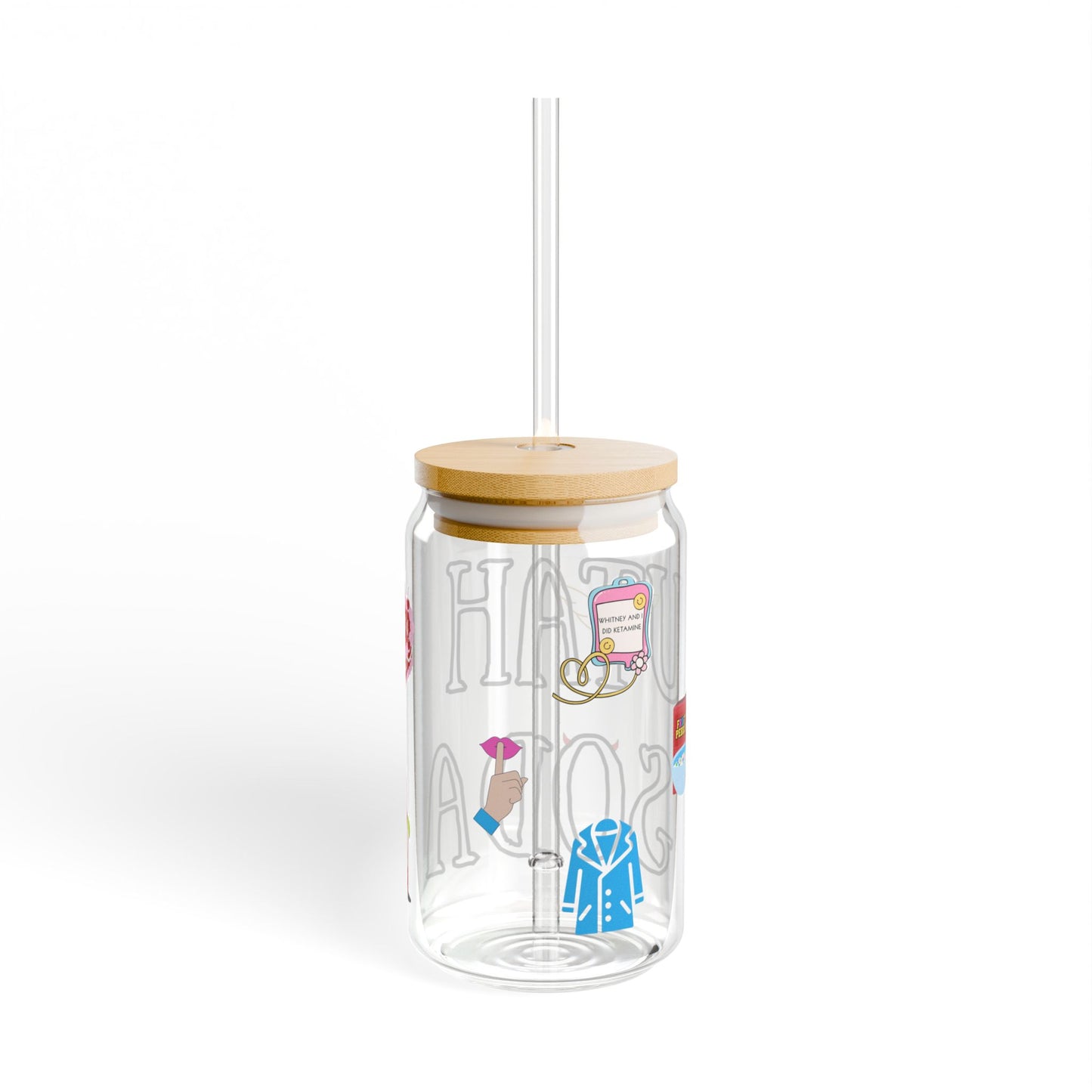 SLMW Iced Coffee Glass, (16oz)
