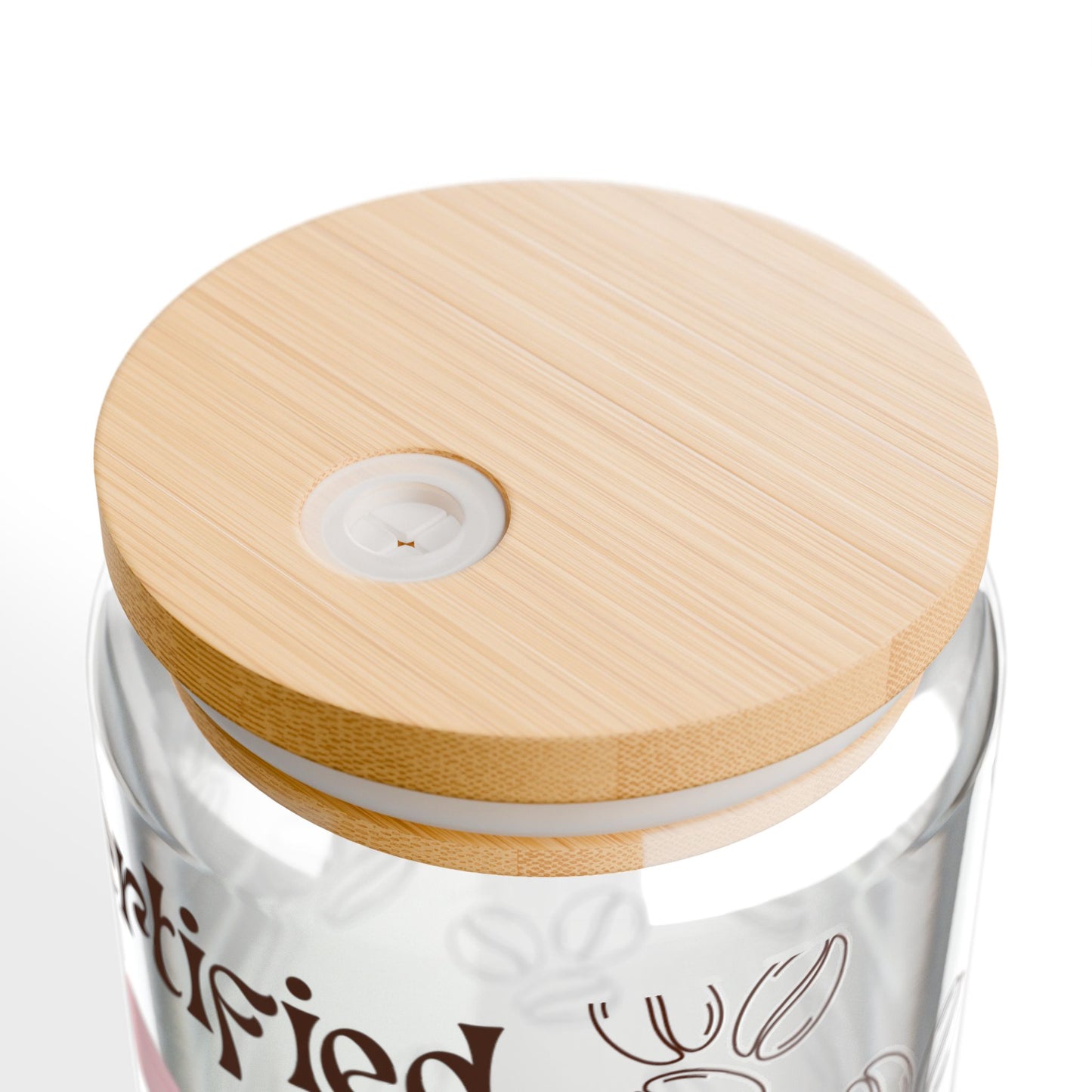 I'm Just a Girl Iced Coffee Glass, (16oz)