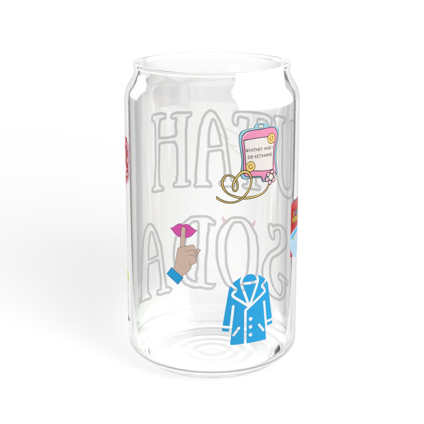 SLMW Iced Coffee Glass, (16oz)
