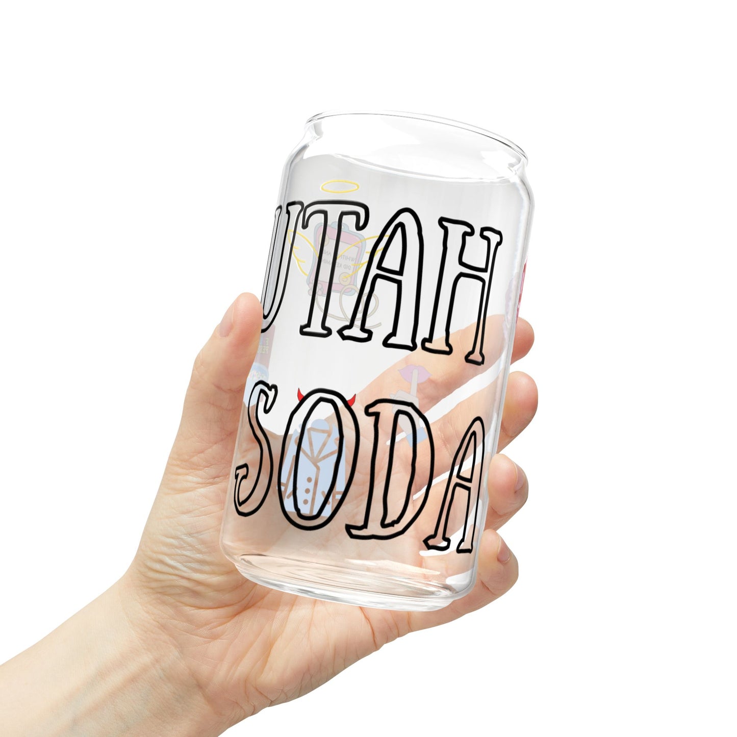 SLMW Iced Coffee Glass, (16oz)
