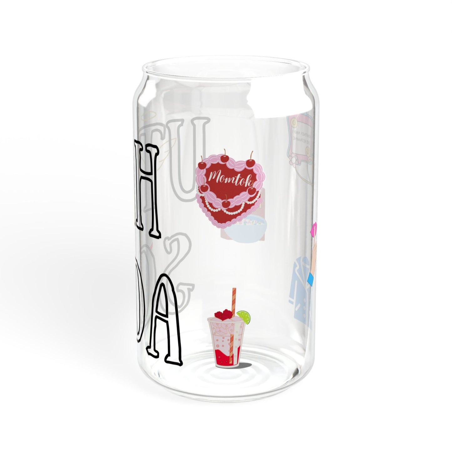 SLMW Iced Coffee Glass, (16oz)