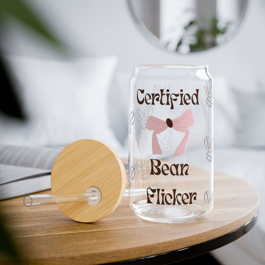 I'm Just a Girl Iced Coffee Glass, (16oz)