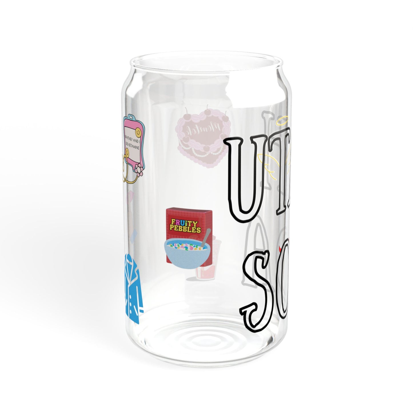 SLMW Iced Coffee Glass, (16oz)