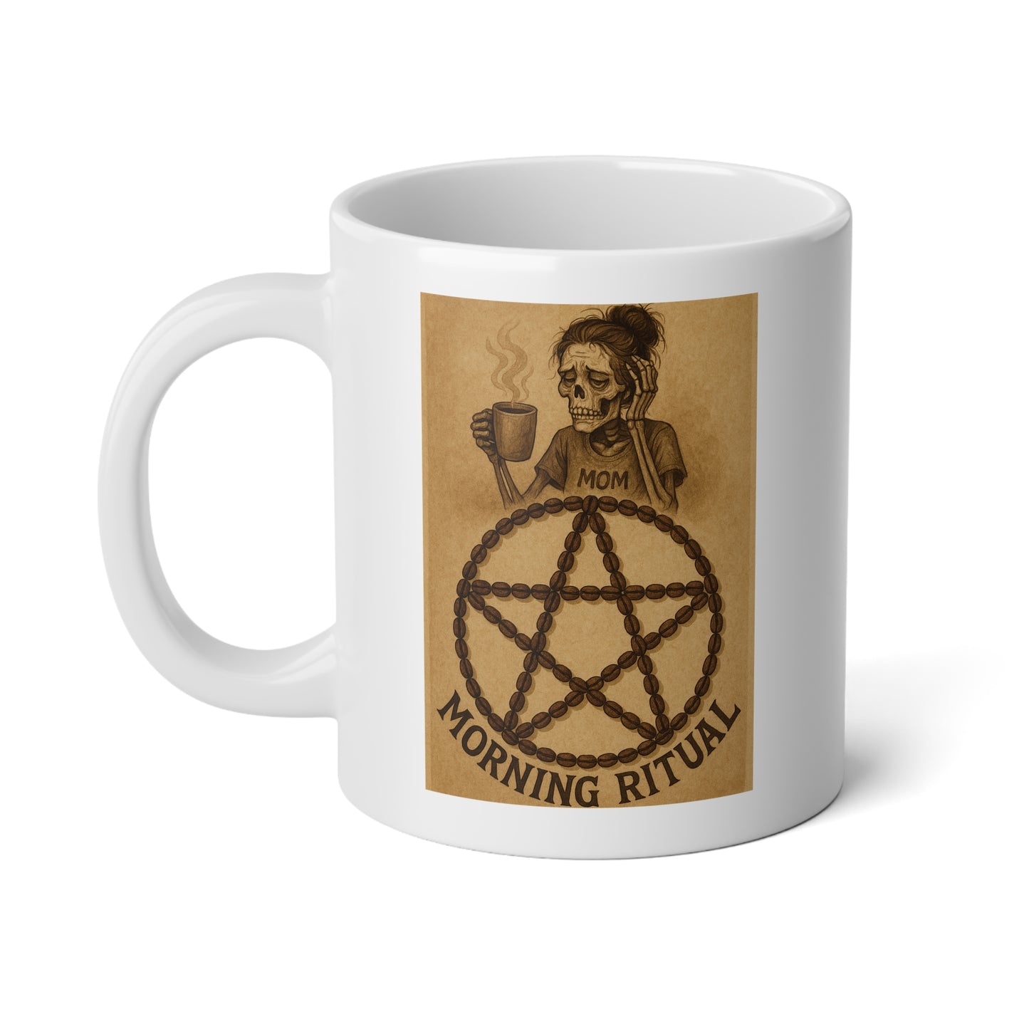 Mom's Morning Ritual Jumbo Mug, (20oz)