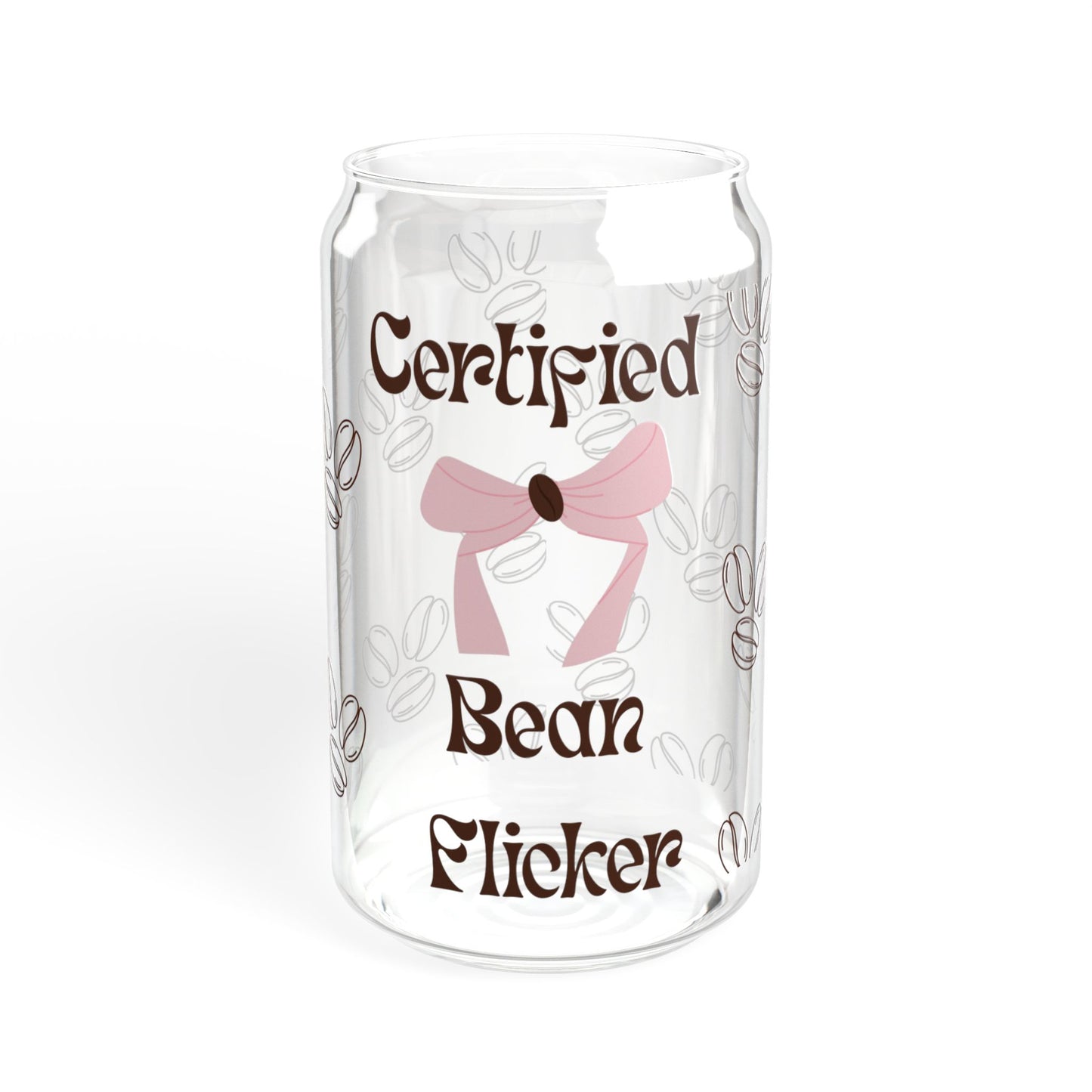 I'm Just a Girl Iced Coffee Glass, (16oz)