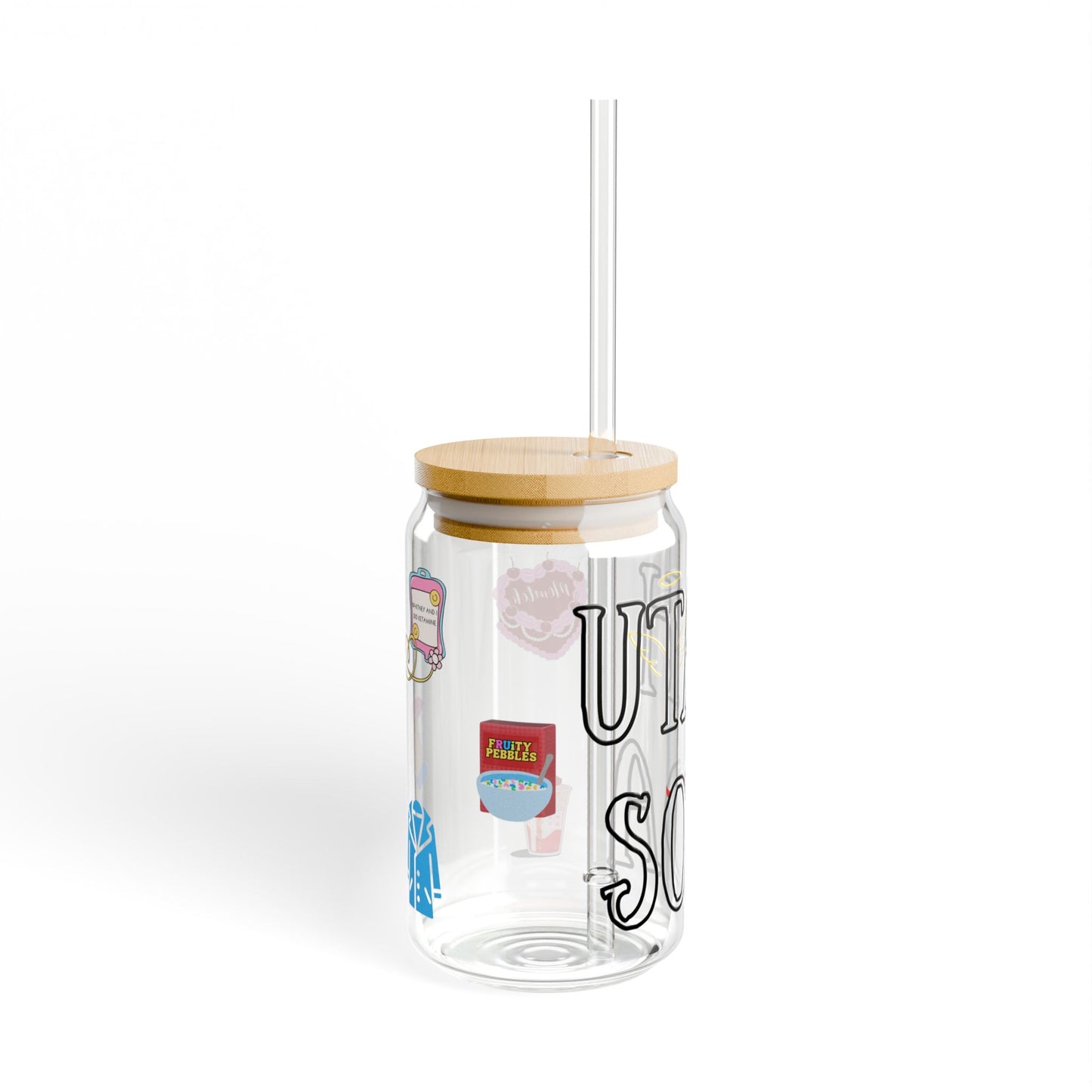 SLMW Iced Coffee Glass, (16oz)