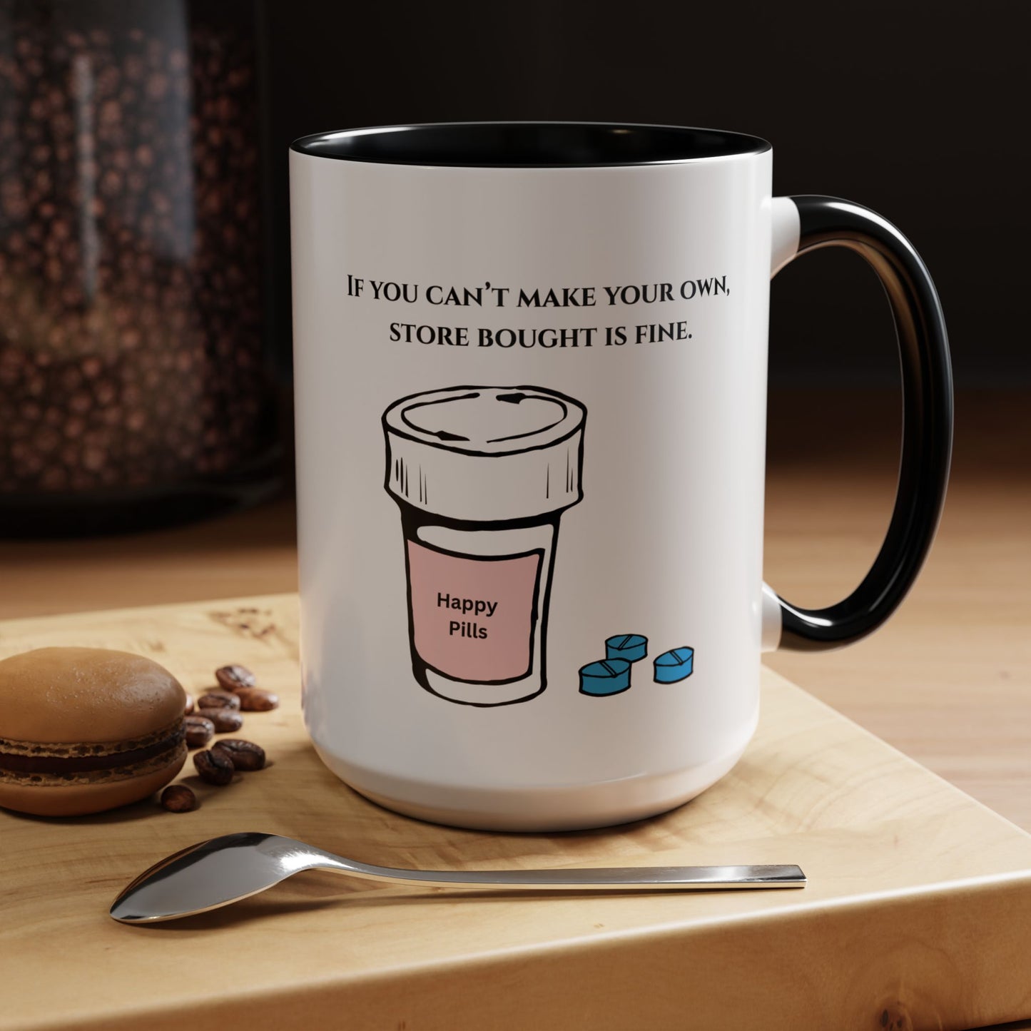Anti-Anxiety Ceramic Mug, (11oz, 15oz)