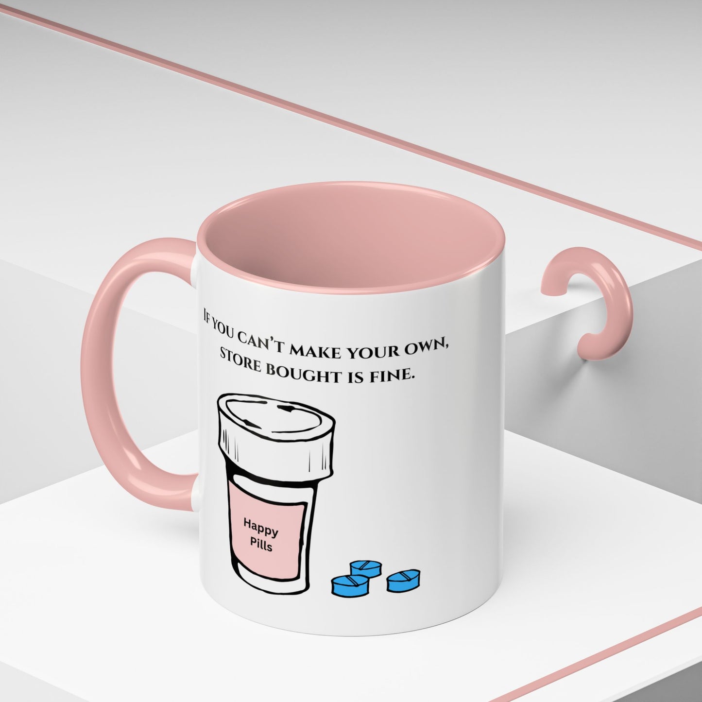 Anti-Anxiety Ceramic Mug, (11oz, 15oz)